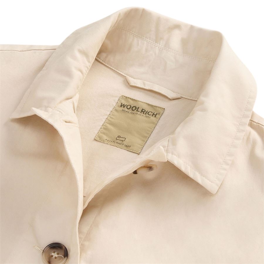 Giacca a camicia in puro cotone tinta in capo da donna Woolrich | CFWWOS01298867